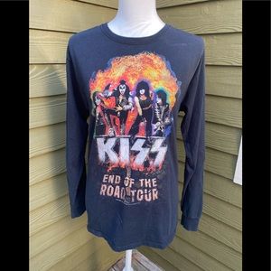 💋Kiss End of the Road Tour T shirt